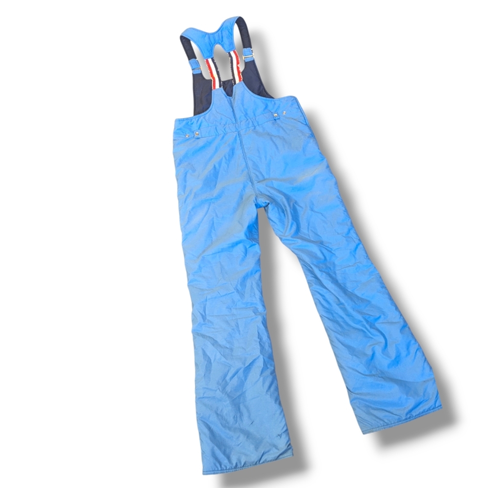 VTG KWay Ski Bibs, 1970s Snow Pants Women's Slim - Picture 9 of 15